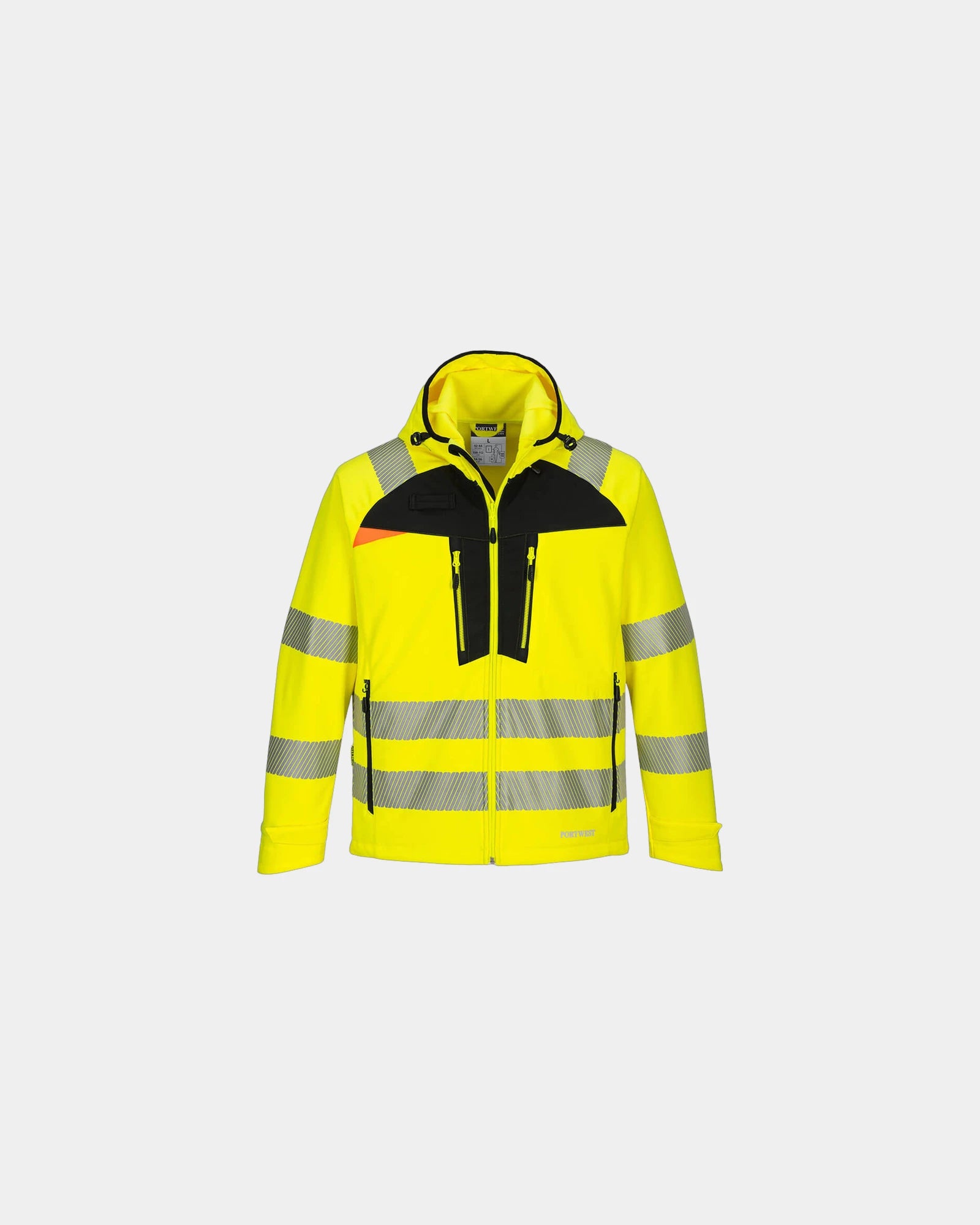 Veste Softshell HV DX4 3 Lagen zum Personalisieren - Gelb-Schwarz