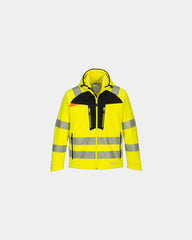 Veste Softshell HV DX4 3 Lagen zum Personalisieren - Gelb-Schwarz