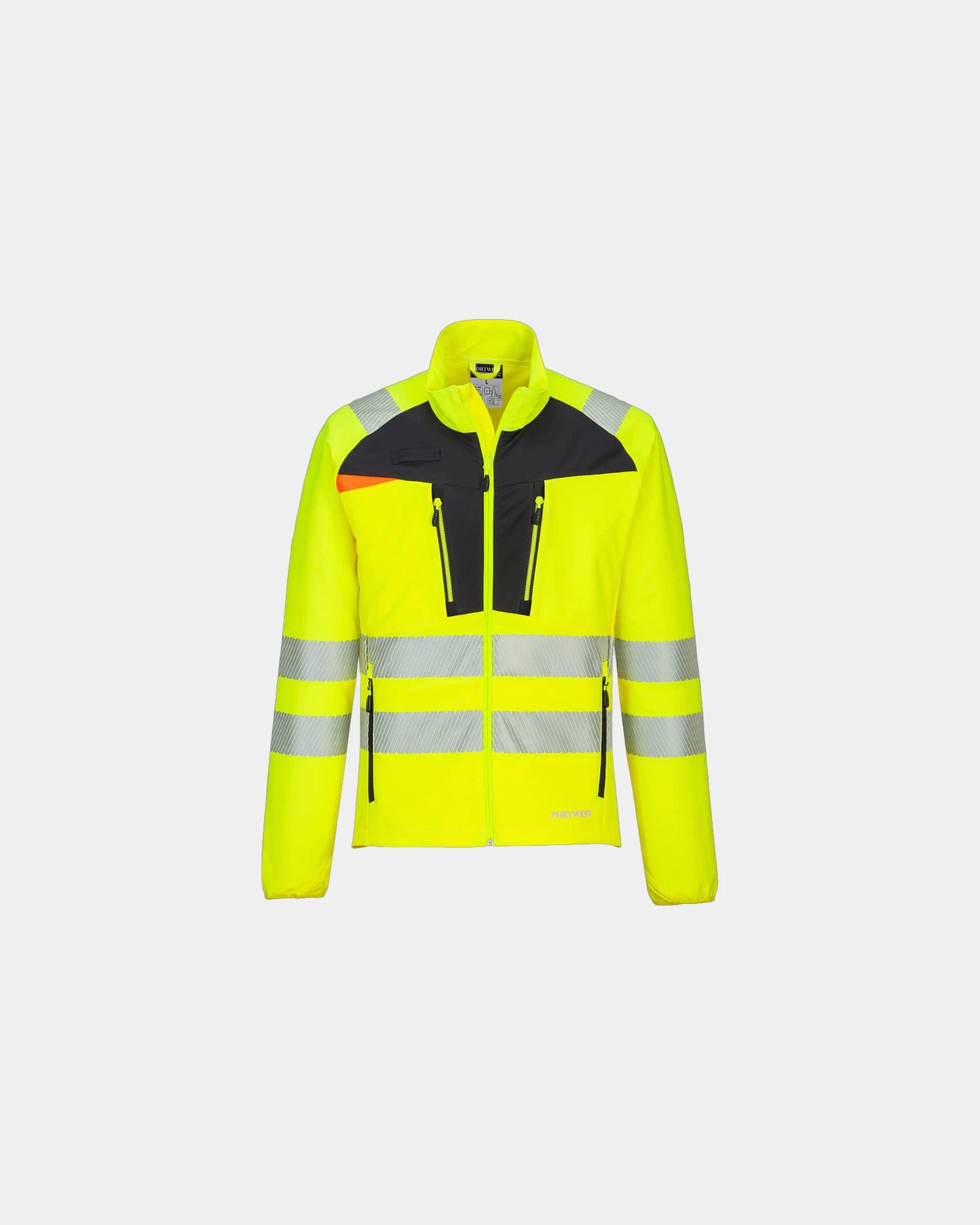 Unterwäsche Portwest Hi-Vis DX4 zum Personalisieren - Gelb-Schwarz