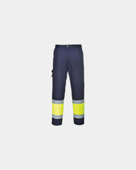 Pantalon Combat Hi-Vis zum Personalisieren - Gelb-Marineblau