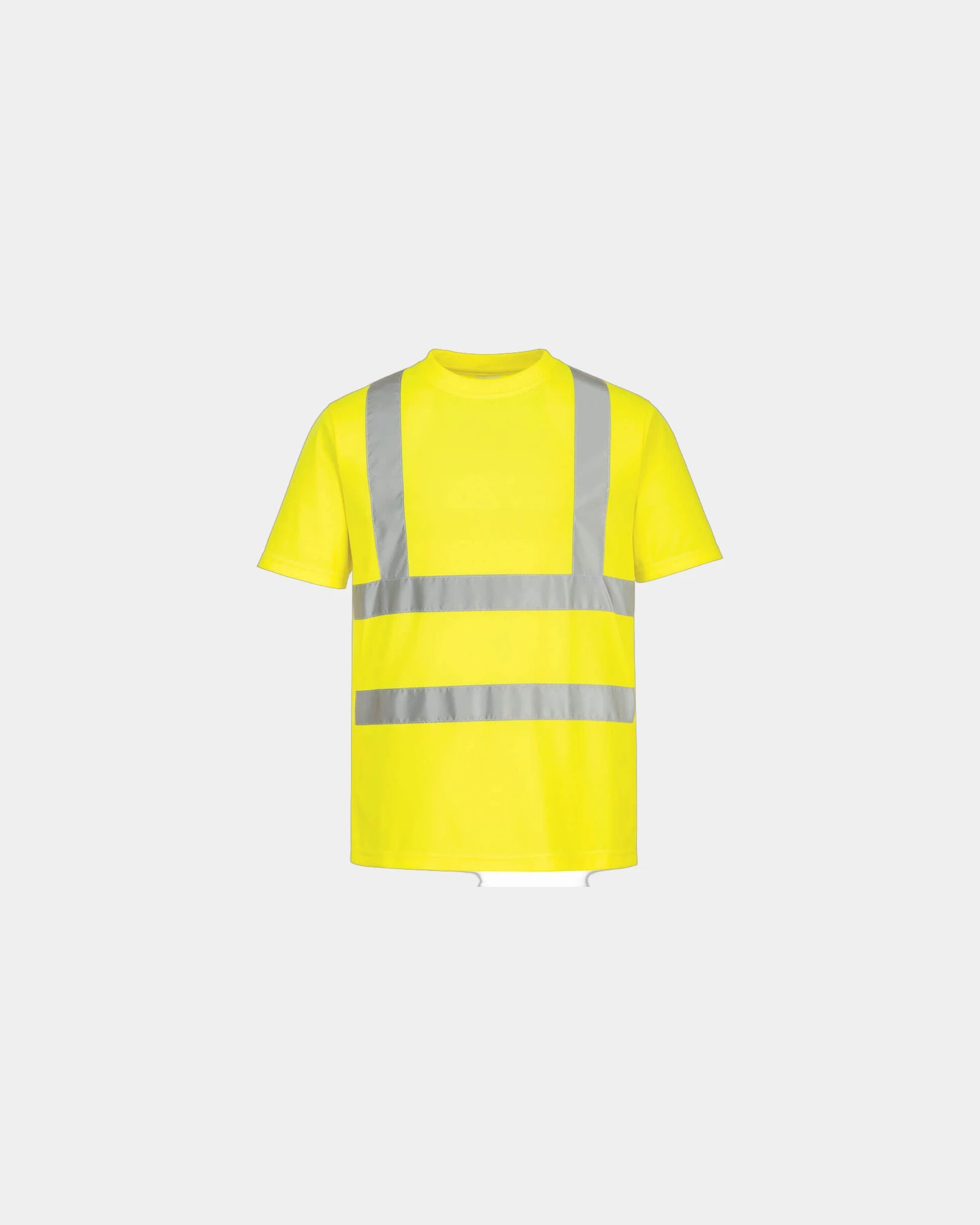 T-Shirt hochsichtbar 100% recyceltes Polyester zum Personalisieren - Gelb
