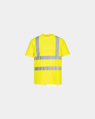 T-Shirt hochsichtbar 100% recyceltes Polyester zum Personalisieren - Gelb