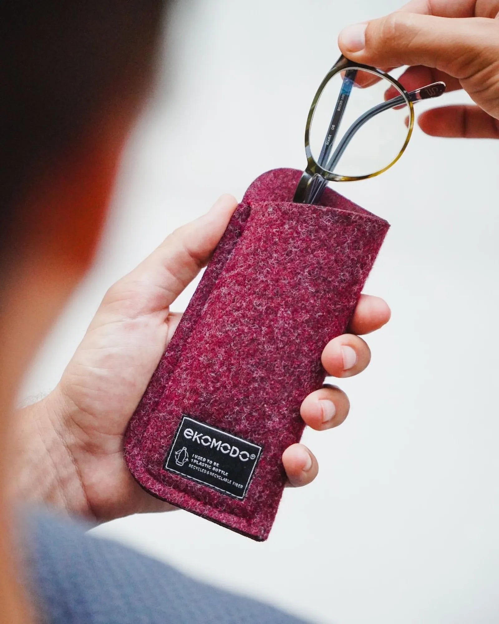 Brillenetui recycelt Ekomodo Begi zum Personalisieren - 8