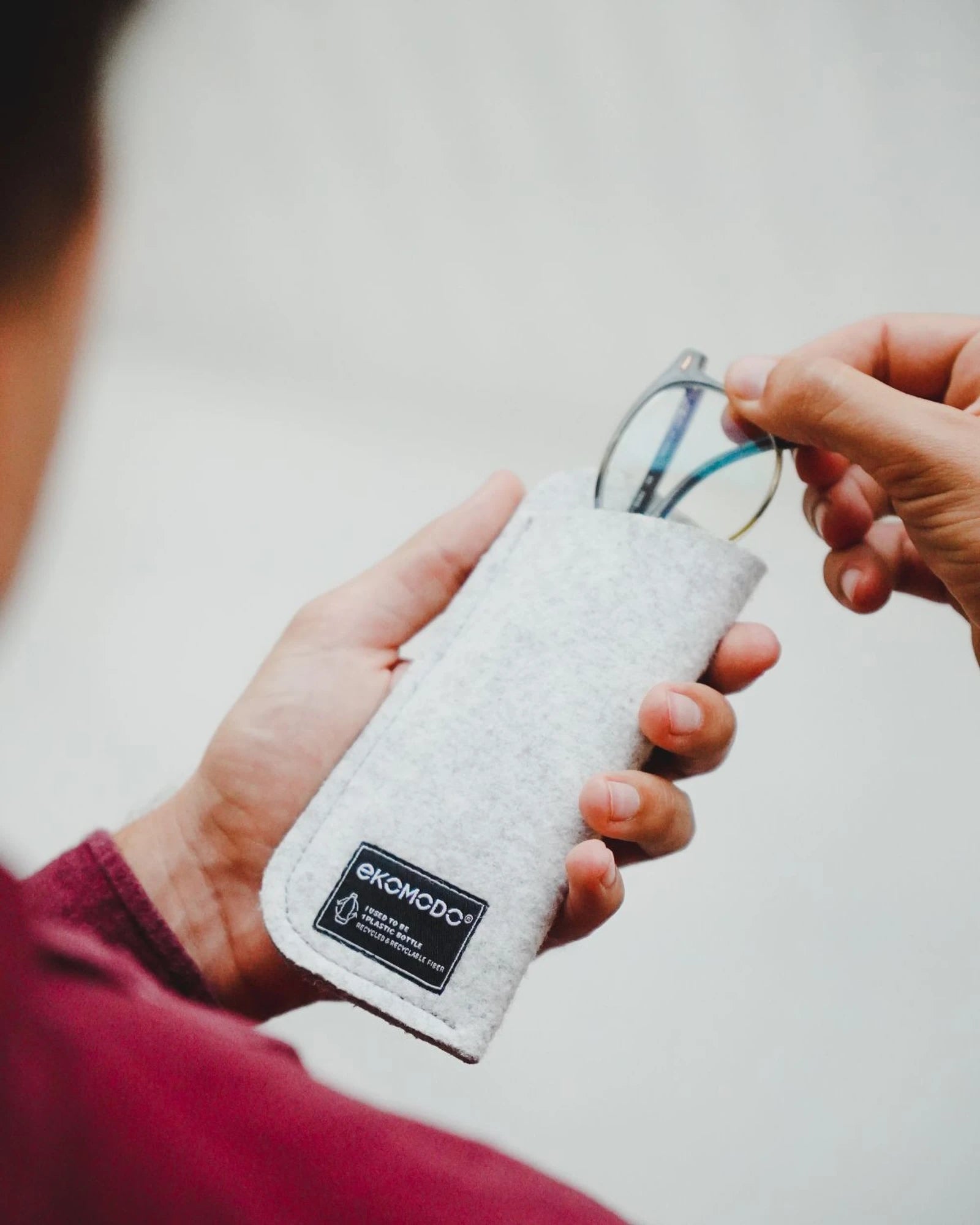 Brillenetui recycelt Ekomodo Begi zum Personalisieren - 16