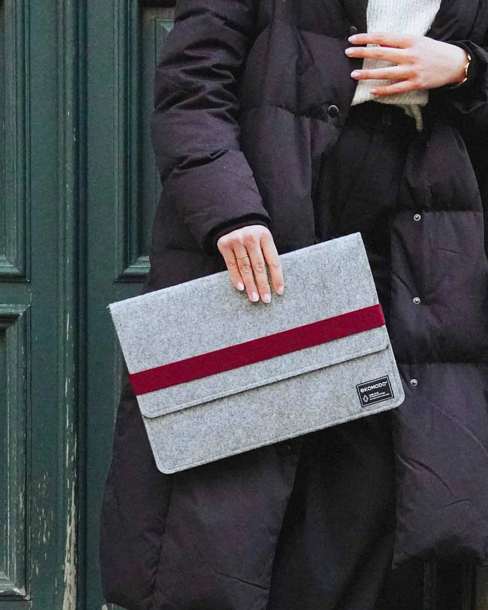 Laptophülle 100% recycelt Ekomodo Hazi 13" zum Personalisieren - 33