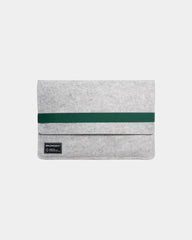 Laptophülle 100% recycelt Ekomodo Hazi 13" zum Personalisieren - Dunkelgrün