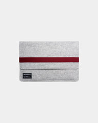 Laptophülle 100% recycelt Ekomodo Hazi 13" zum Personalisieren - Granat