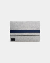 Laptophülle 100% recycelt Ekomodo Hazi 13" zum Personalisieren - Marineblau