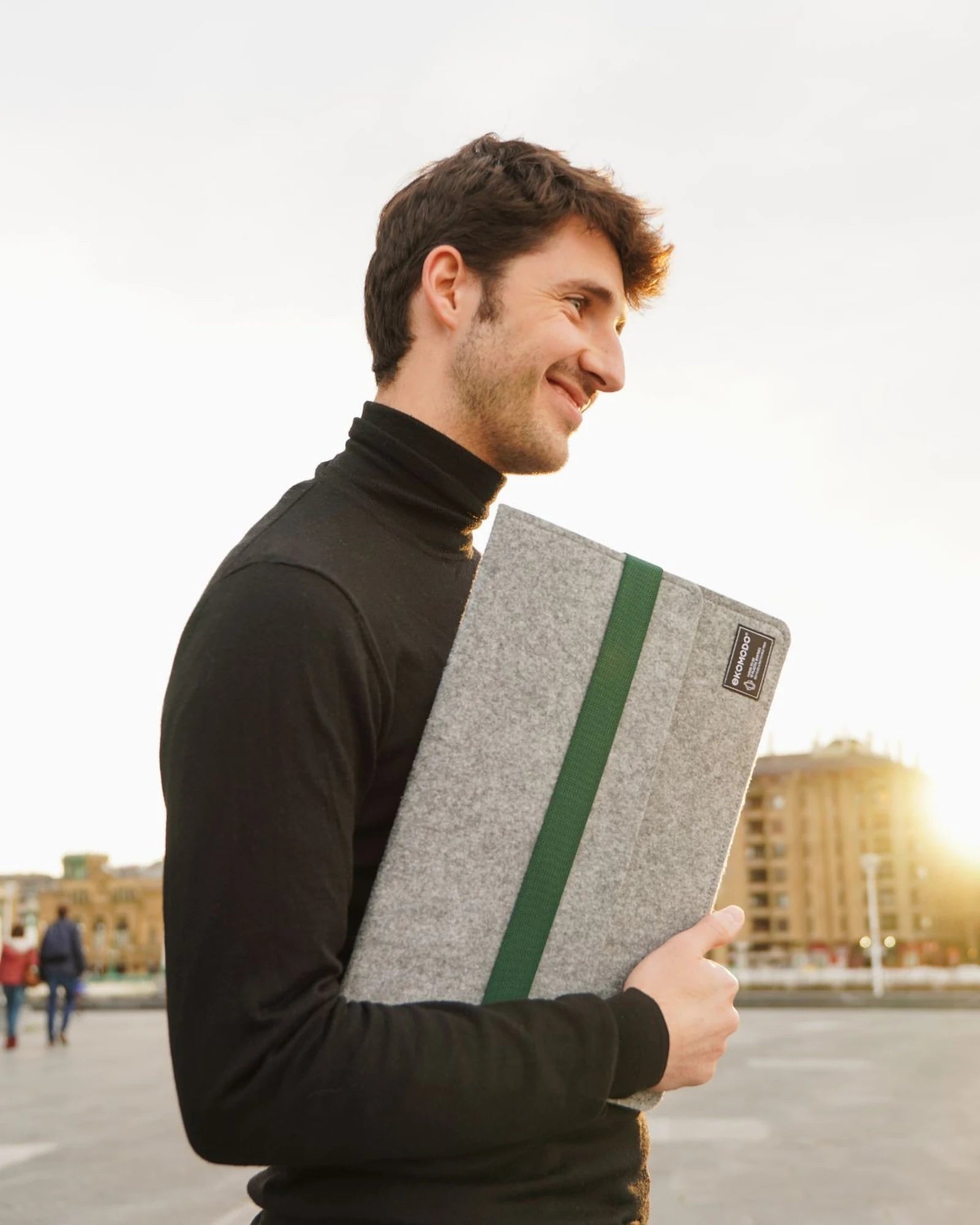 Laptophülle 100% recycelt Ekomodo Hazi 13" zum Personalisieren - 27