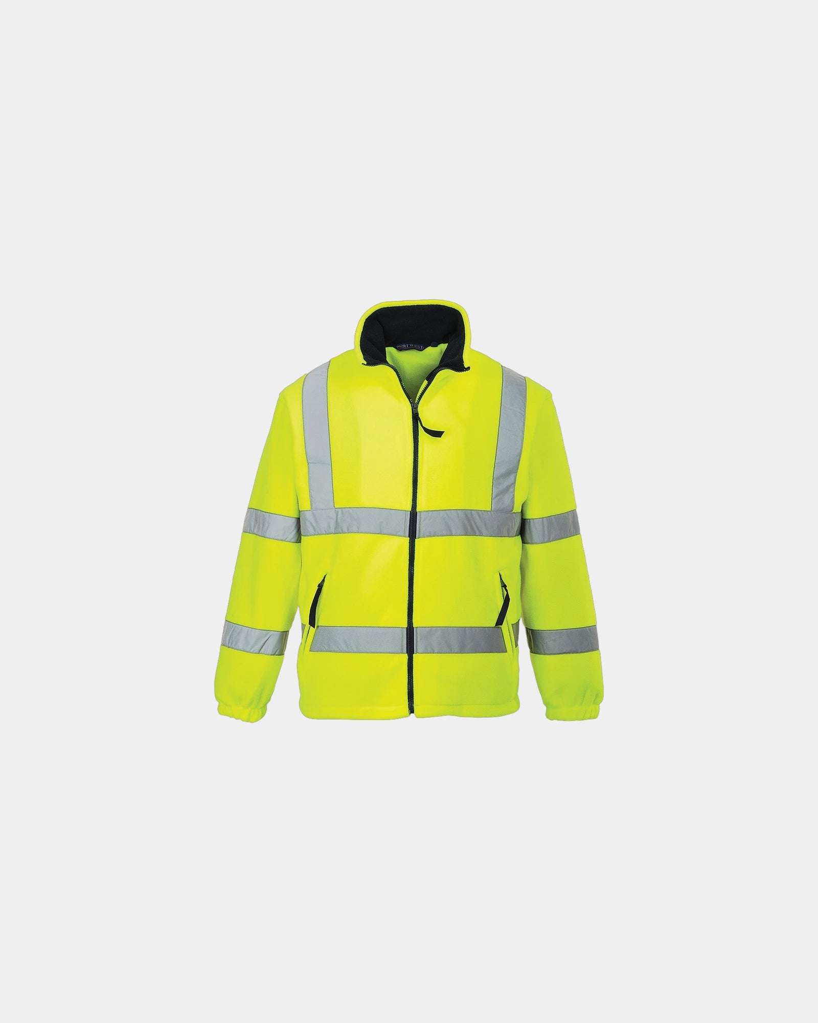 Fleecejacke HiVis 300g/m² Portwest zum Personalisieren - Gelb