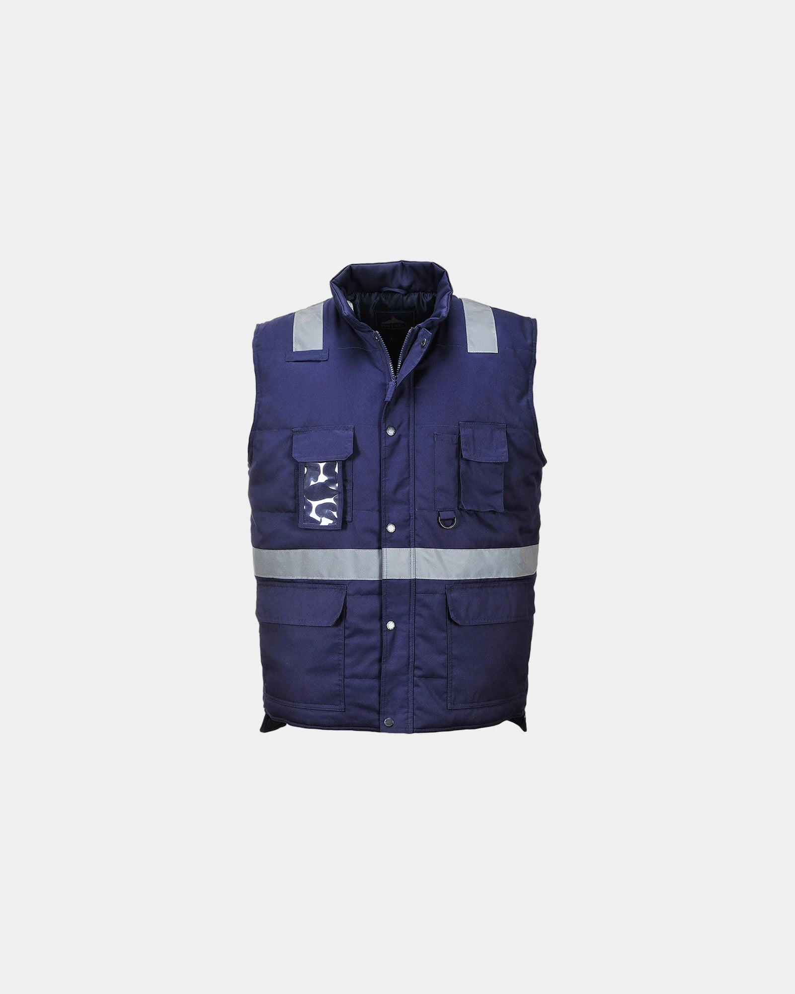 Kälteschutzweste Polyester Portwest Iona zum Personalisieren - Marineblau