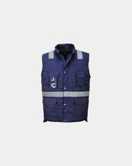 Kälteschutzweste Polyester Portwest Iona zum Personalisieren - Marineblau