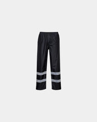 Regenhose Iona Classic zum Personalisieren - Schwarz-Himmelblau