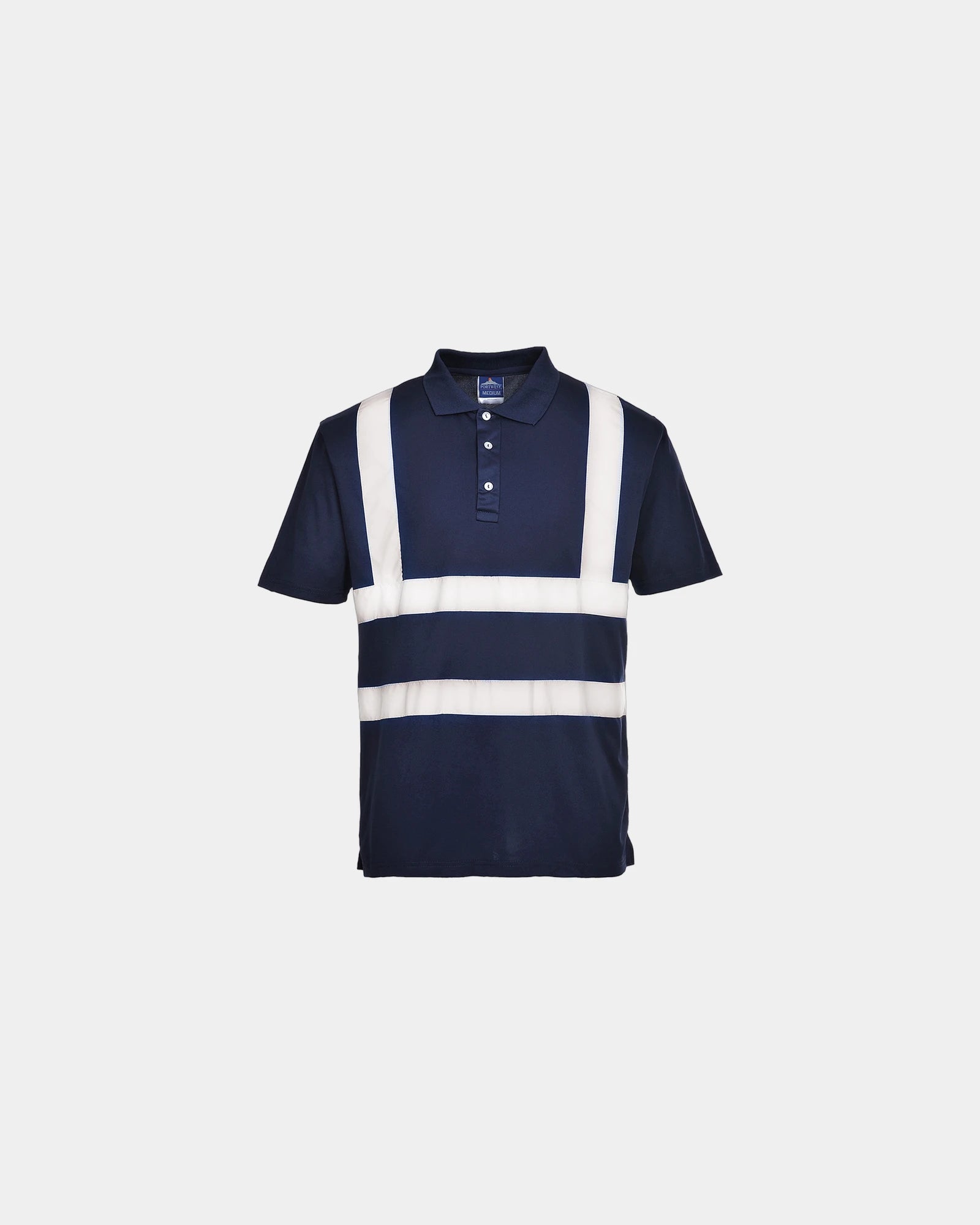 Poloshirt 100% Polyester Portwest Iona zum Personalisieren - Marineblau