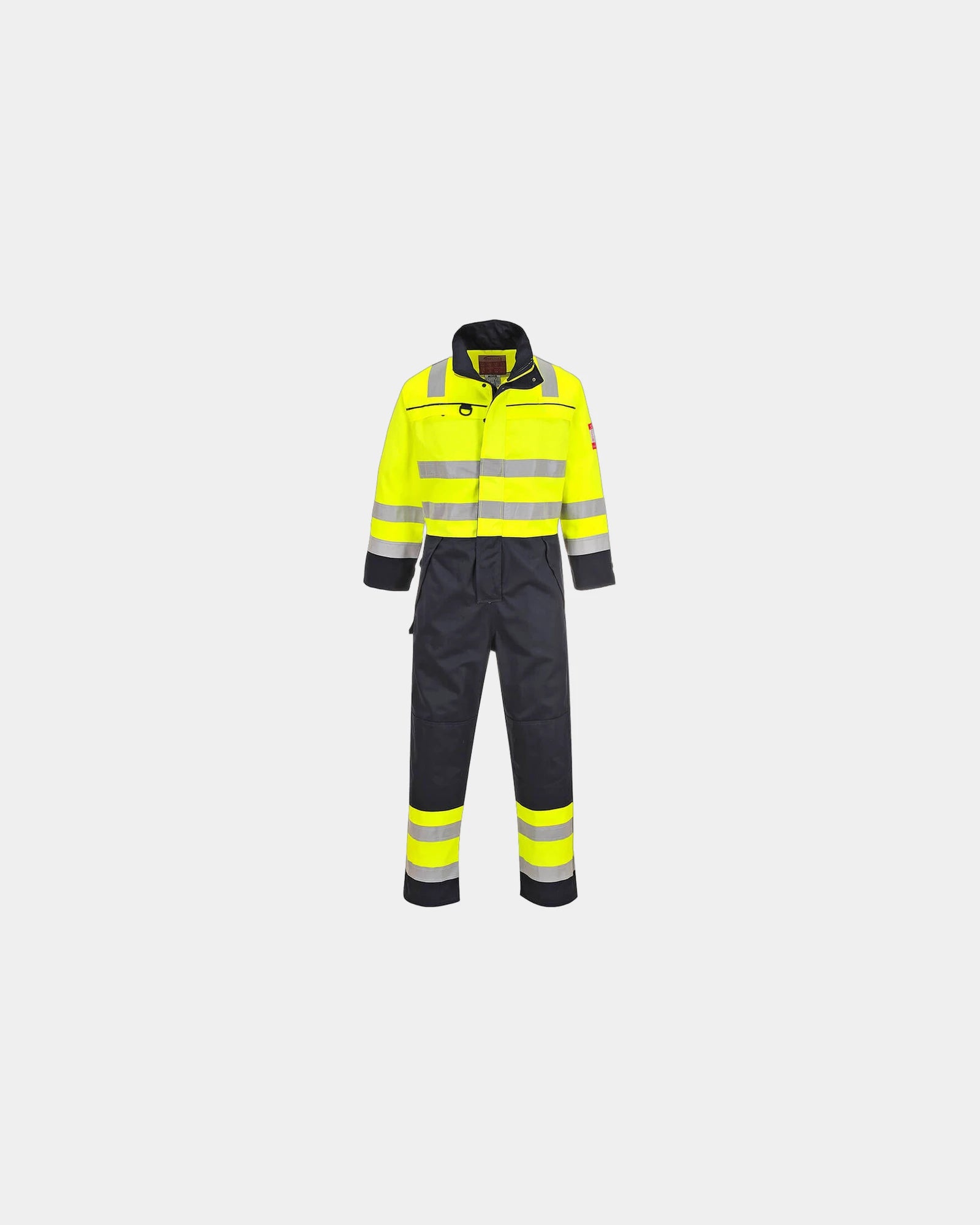 Hochsicherheitskombination Bizflame 345 g/m² zum Personalisieren - Gelb-Marineblau