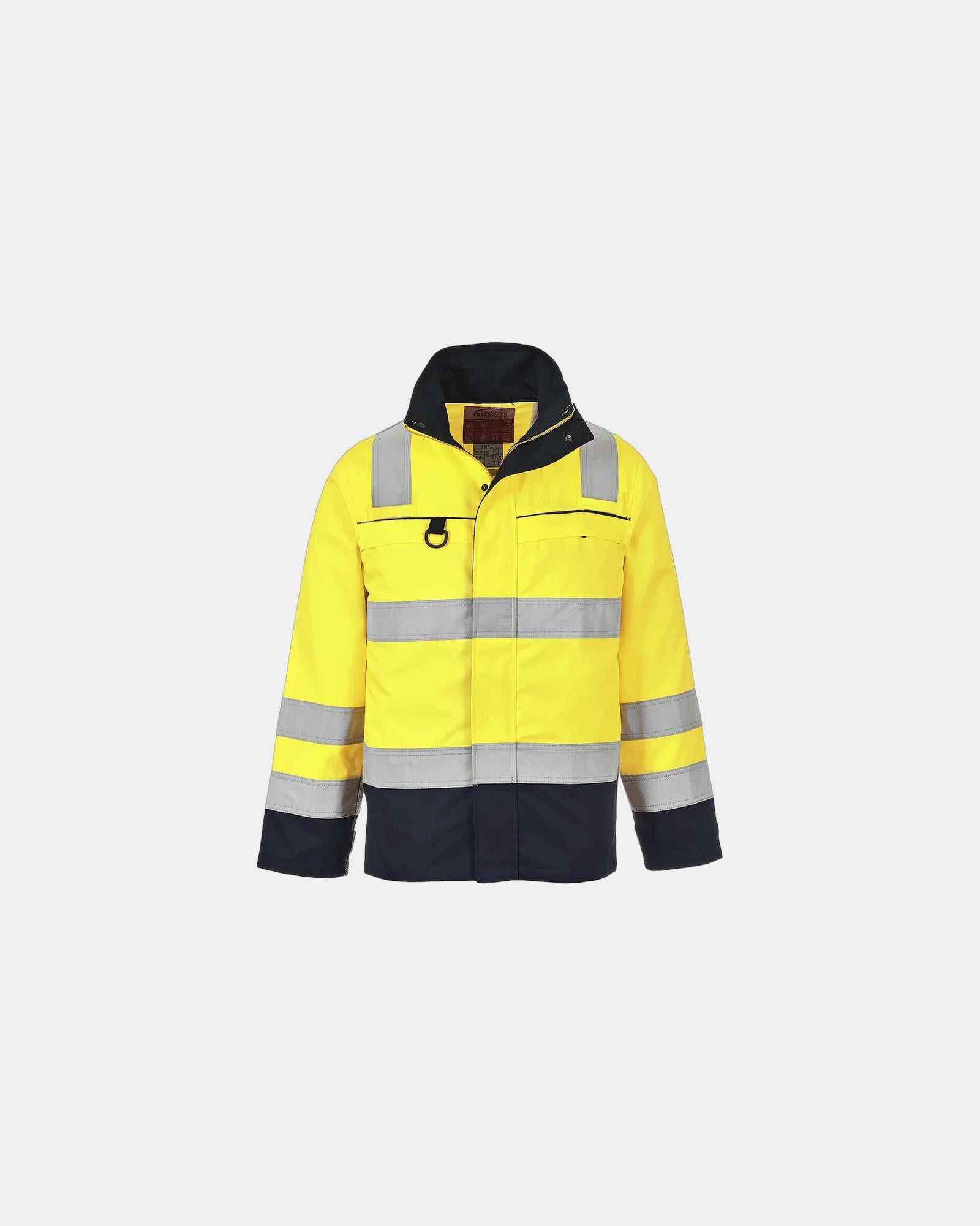 Blouson Hochsicherheit Portwest zum Personalisieren - Gelb-Marineblau