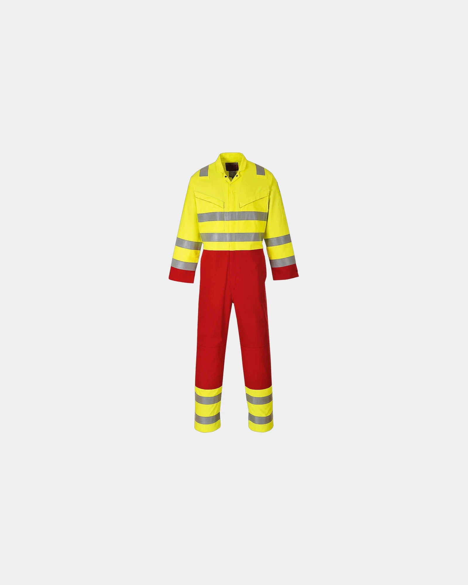 Antistatische Hi-Vis Kombination Portwest Bizflame zum Personalisieren - Gelb