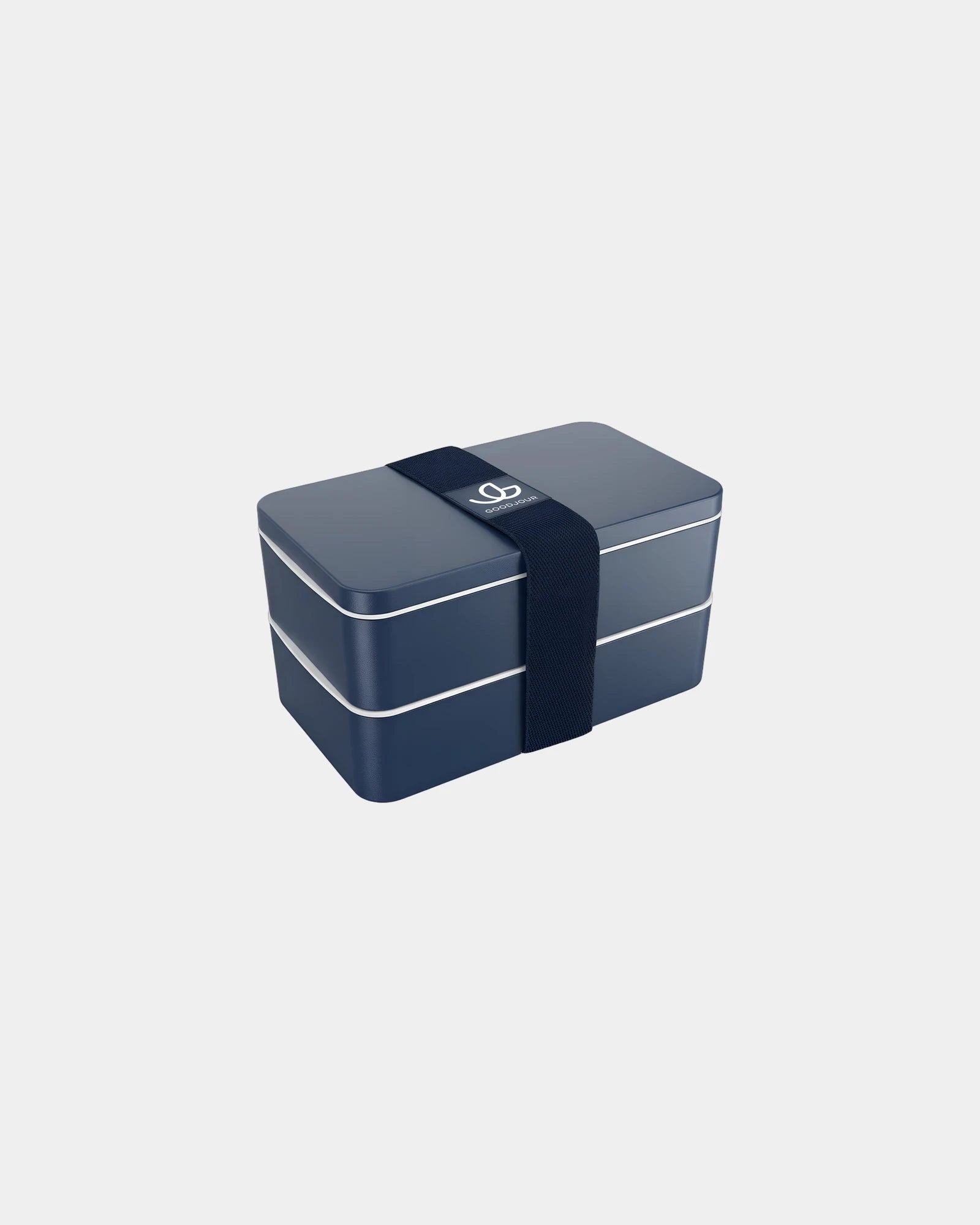 Lunchbox 2 Fächer Goodjour zum Personalisieren - Marineblau