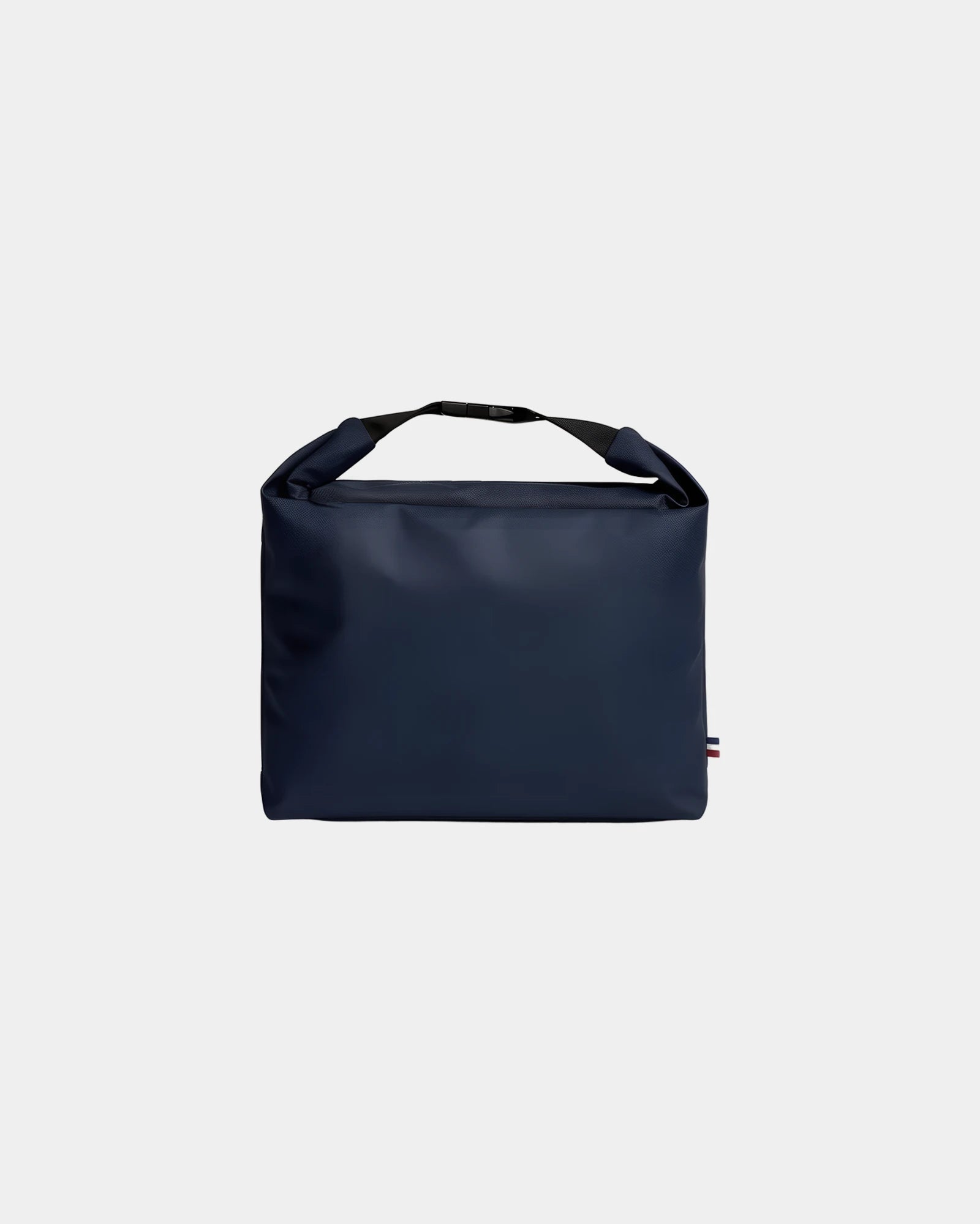 Isolierbeutel RPET Goodjour Rolltop zum Personalisieren - Marineblau-Schwarz