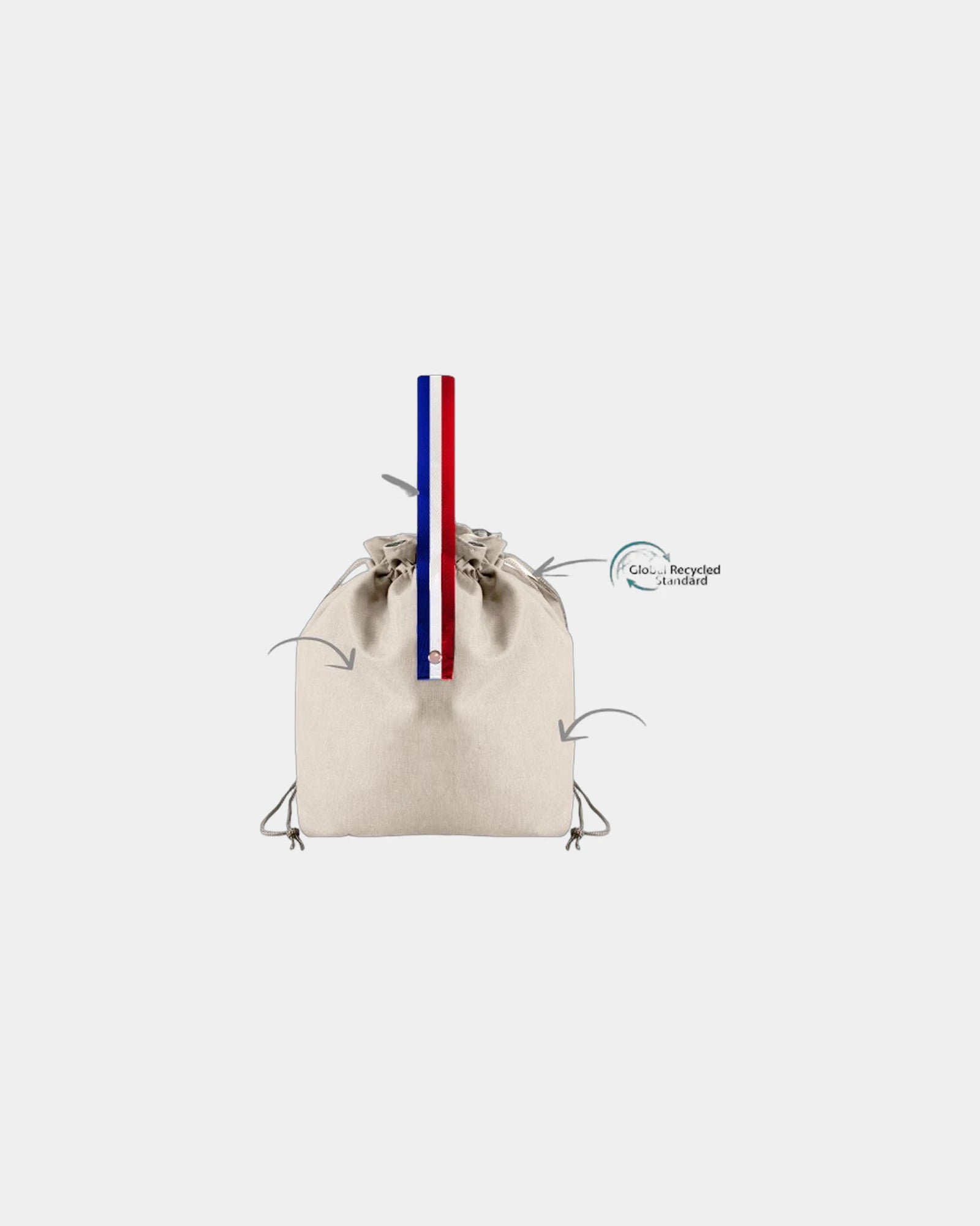 Sack recycelt Goodjour zum Personalisieren - 3