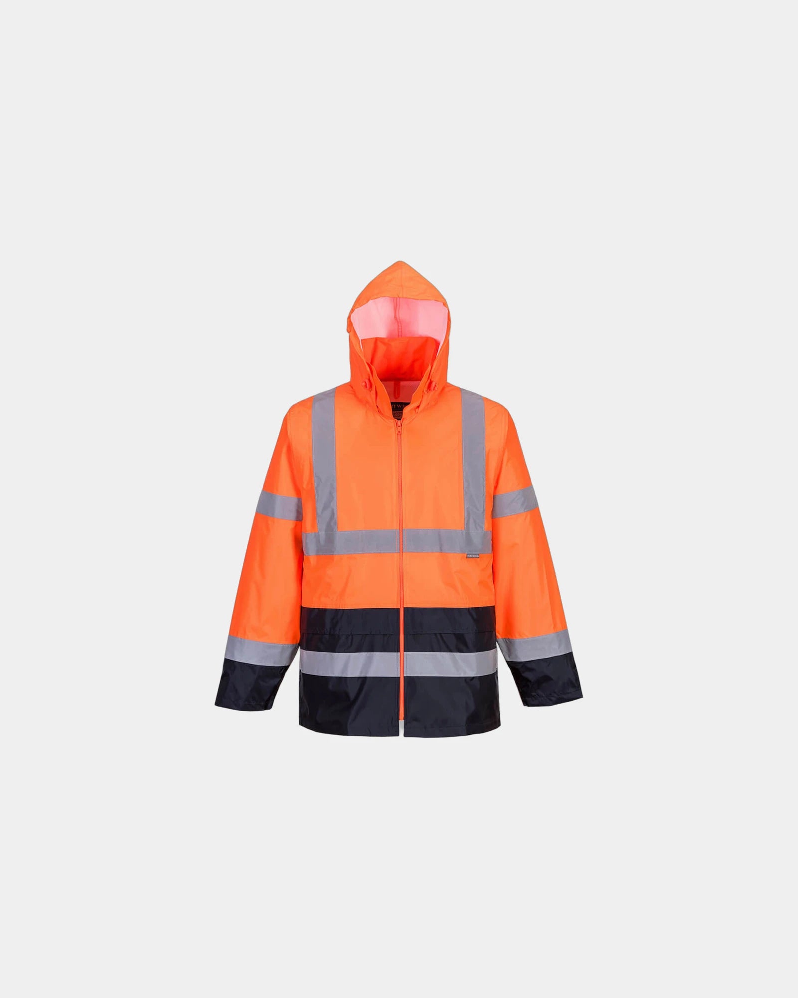 Regenjacke Hi-Vis bicolore zum Personalisieren - Orange