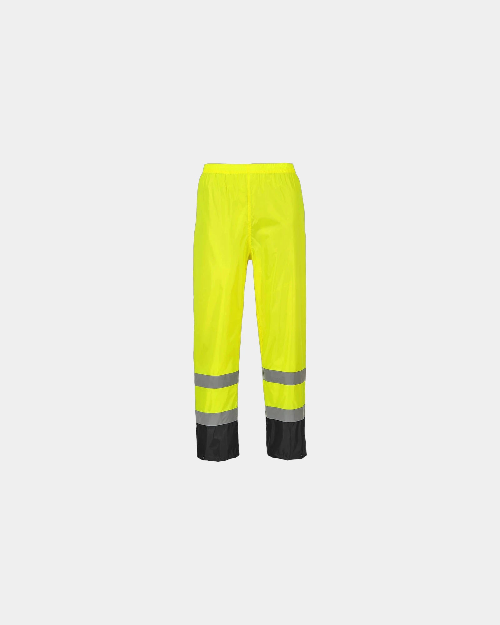 Regenhose Hi-Vis zum Personalisieren - Gelb-Schwarz