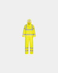 Regenjacke hochsichtbar 100% Baumwolle zum Personalisieren - Gelb