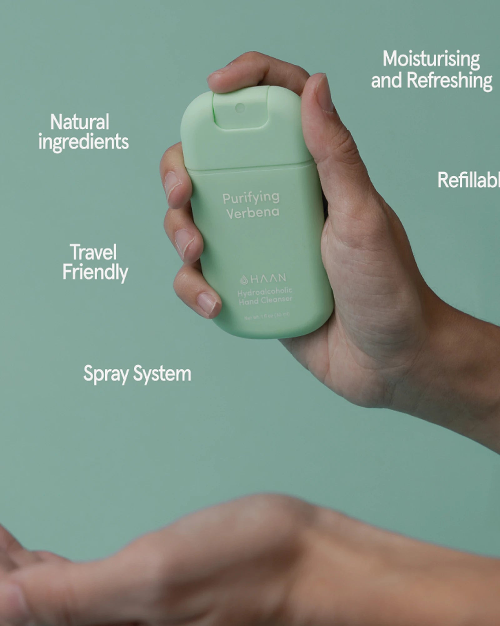 Hygienischer Handreiniger 30 ml HAAN zum Personalisieren