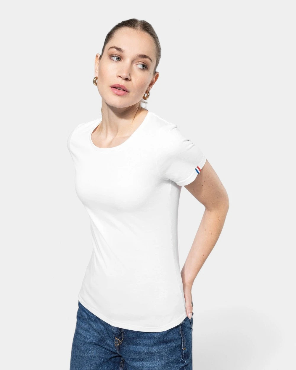 Personalisierbares Damen-T-Shirt Made in France - 1