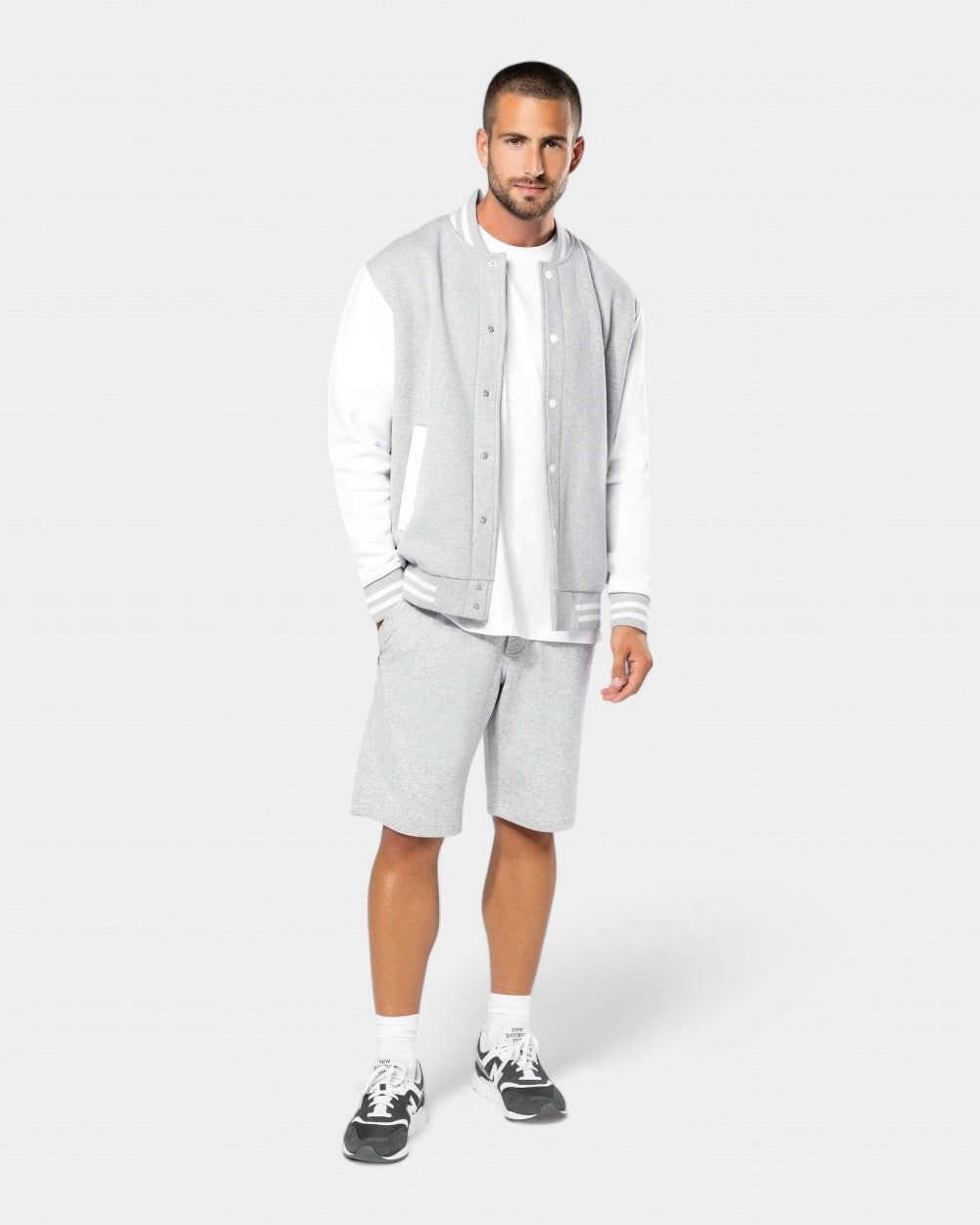Teddy-Blouson aus Sweatstoff Unisex zum Personalisieren - 10