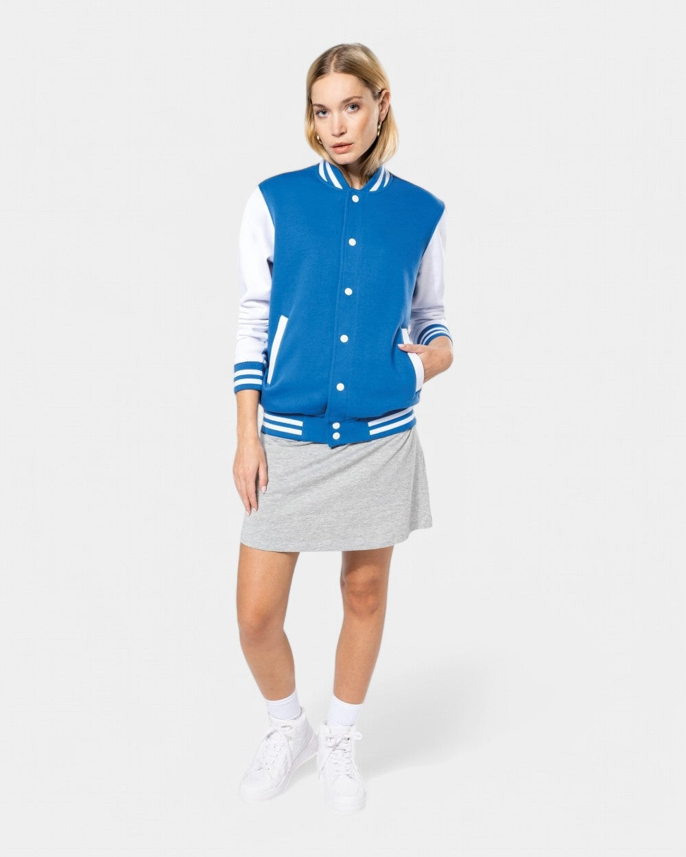 Teddy-Blouson aus Sweatstoff Unisex zum Personalisieren - 18