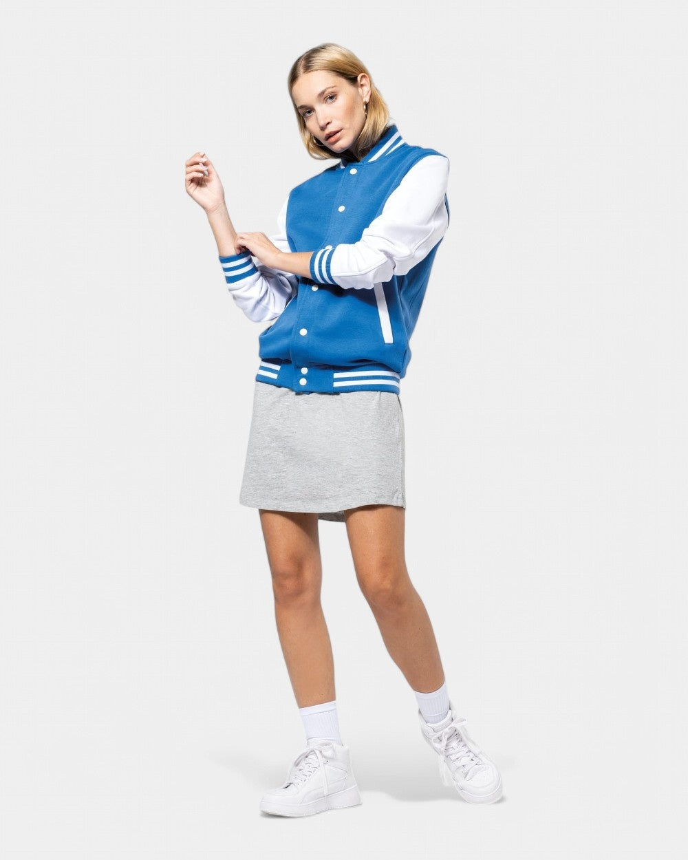 Teddy-Blouson aus Sweatstoff Unisex zum Personalisieren - 15