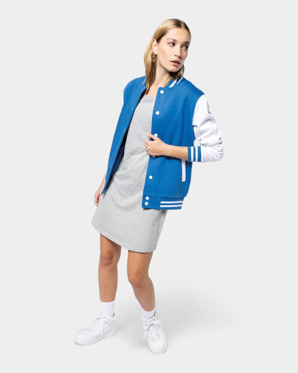 Teddy-Blouson aus Sweatstoff Unisex zum Personalisieren - 16