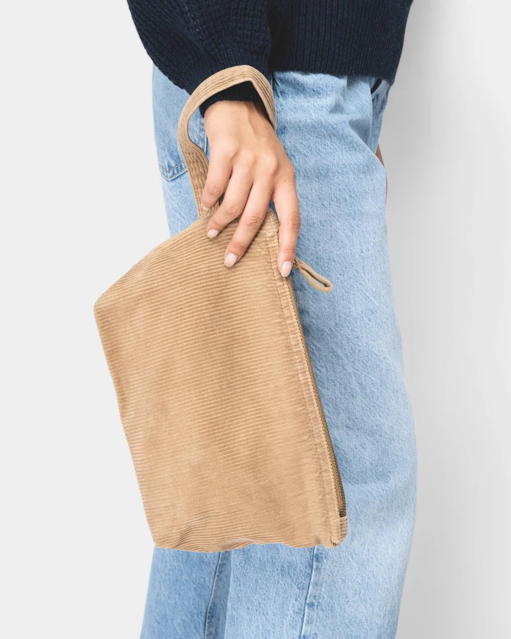 Cord-Pochette in Washed-Optik zum Personalisieren - 2
