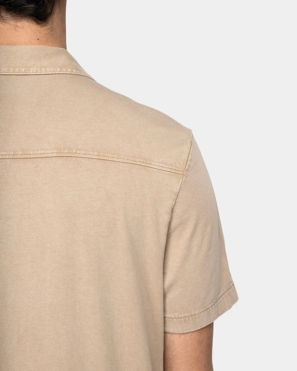 Kurzarmhemd im Washed-Look für Herren zum Personalisieren - 3