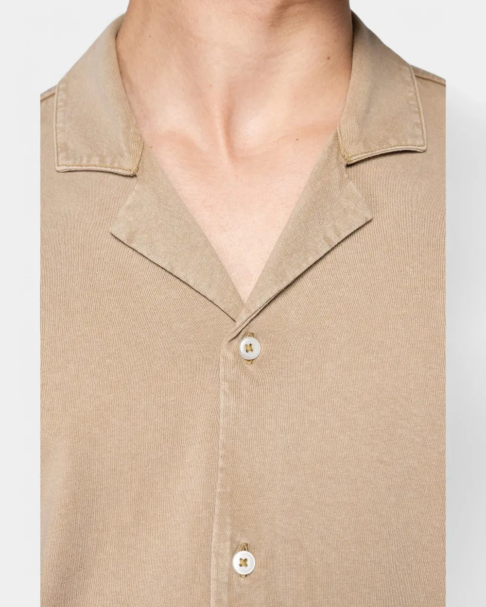 Kurzarmhemd im Washed-Look für Herren zum Personalisieren - 4