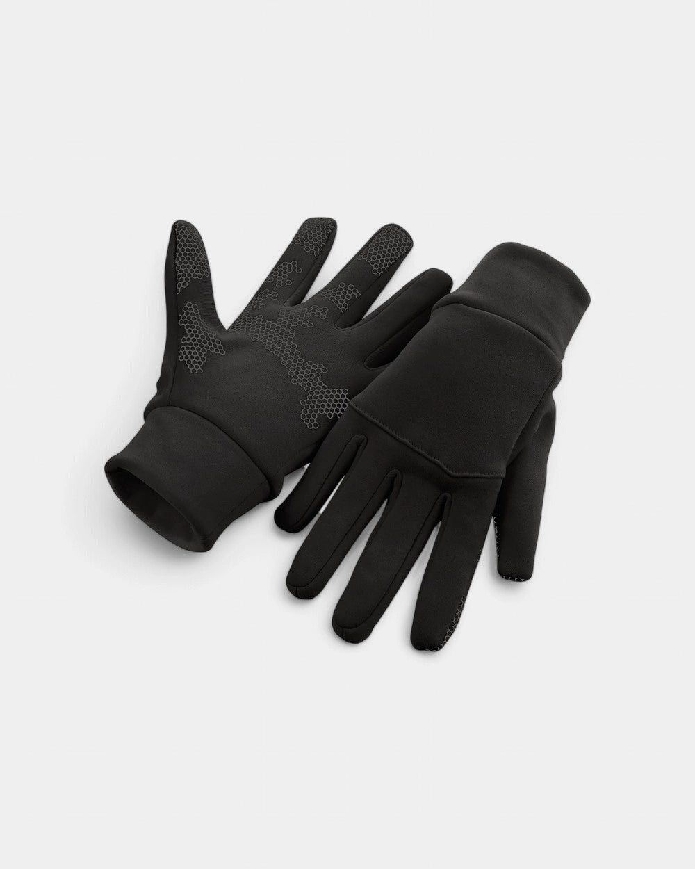 Softshell-Sporthandschuhe zum Personalisieren - Schwarz