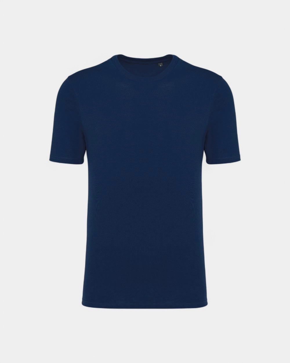 Rundhals-T-Shirt Made in Europe unisex personalisierbar - Marineblau