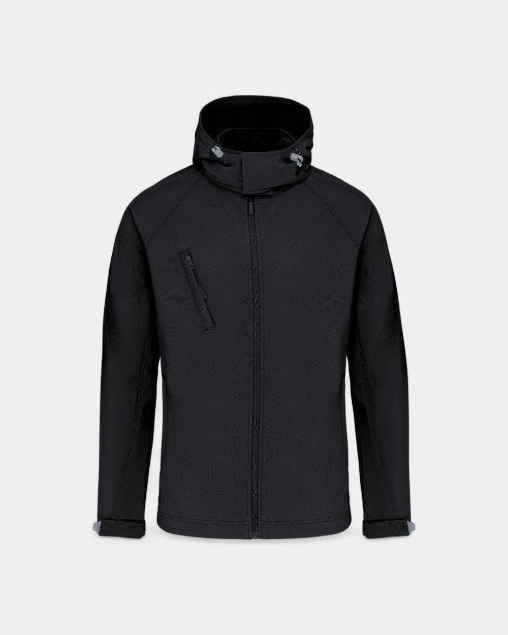 Herren-Kapuzenjacke zum Personalisieren - Schwarz