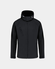 Herren-Kapuzenjacke zum Personalisieren - Schwarz