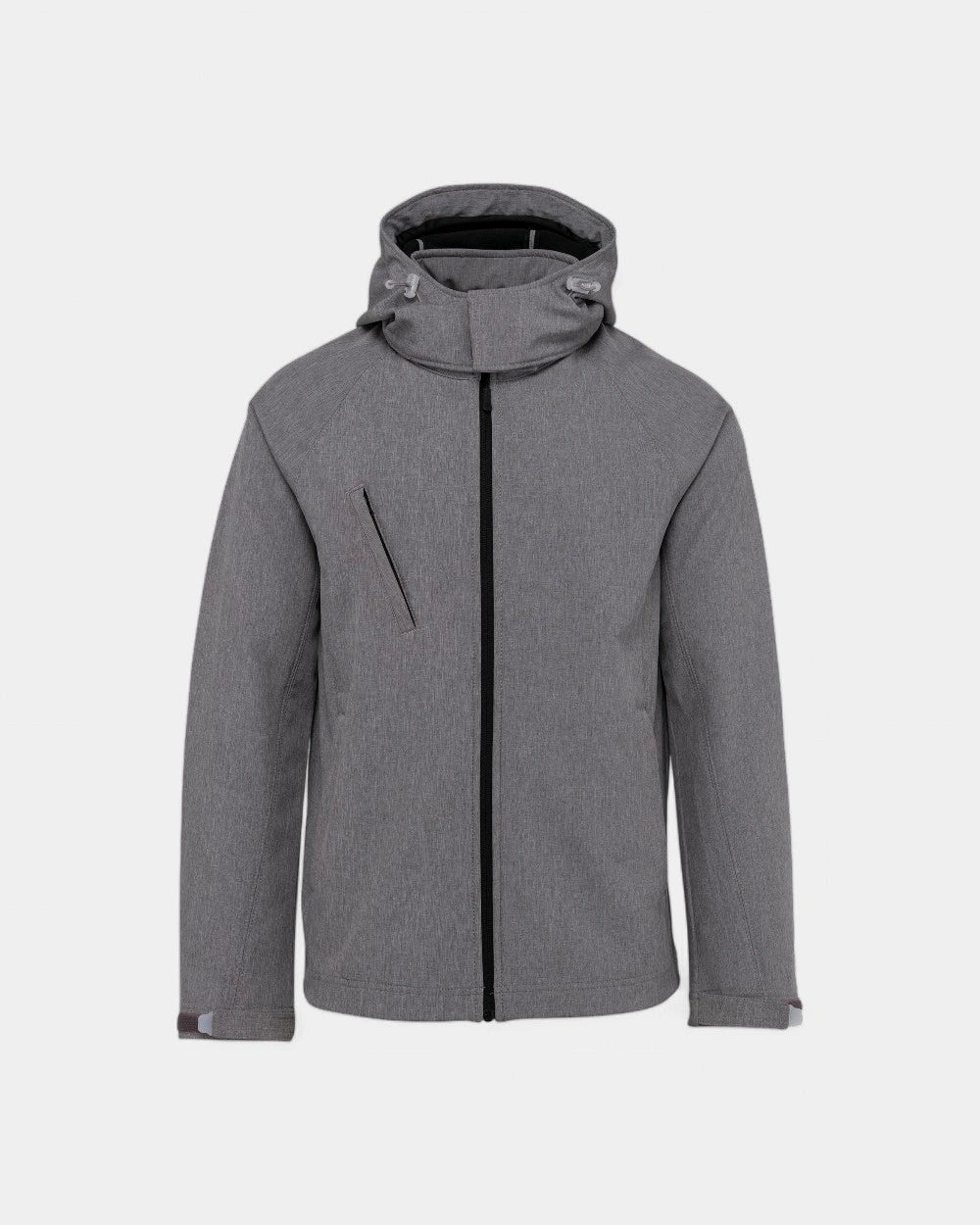 Herren-Kapuzenjacke zum Personalisieren - Marl-Grau