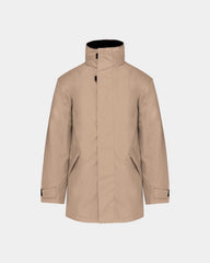 Herren-Kapuzenparka zum Personalisieren - Beige