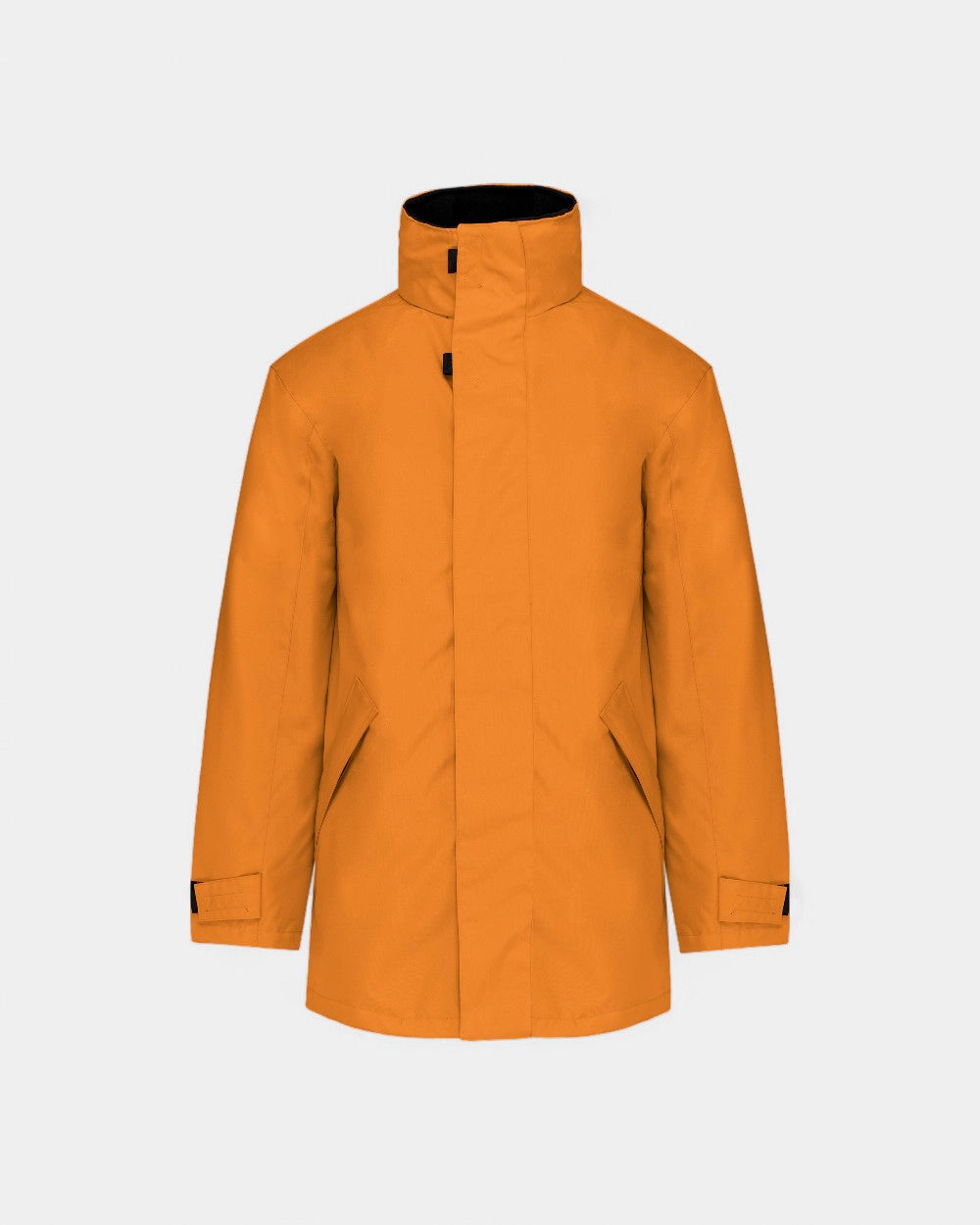 Herren-Kapuzenparka zum Personalisieren - Orange