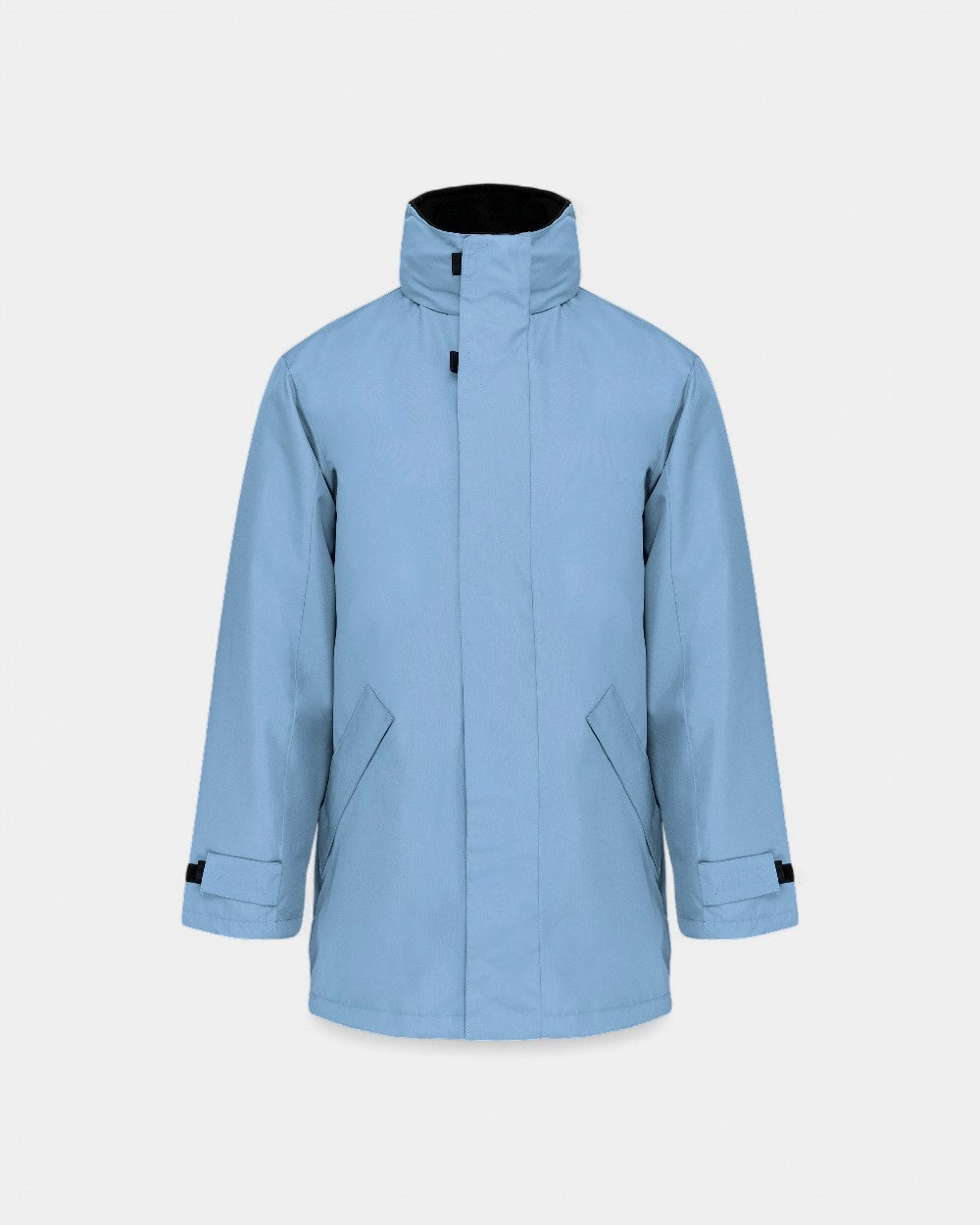 Herren-Kapuzenparka zum Personalisieren - Himmelblau