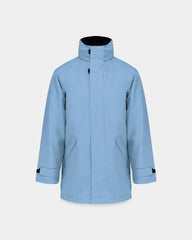 Herren-Kapuzenparka zum Personalisieren - Himmelblau