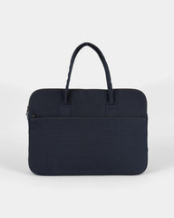 Personalisierbare Laptoptasche aus 100% Baumwolle - Marineblau