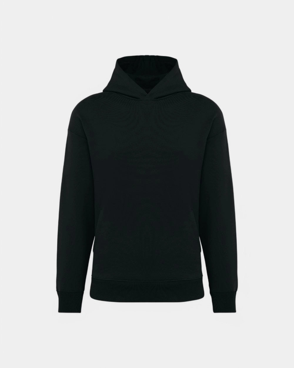 Oversize-Kapuzensweatshirt Unisex zum Personalisieren - Schwarz