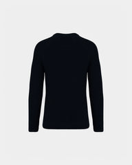 Umweltfreundlicher Grobstrick-Herrenpullover zum Personalisieren - Schwarz