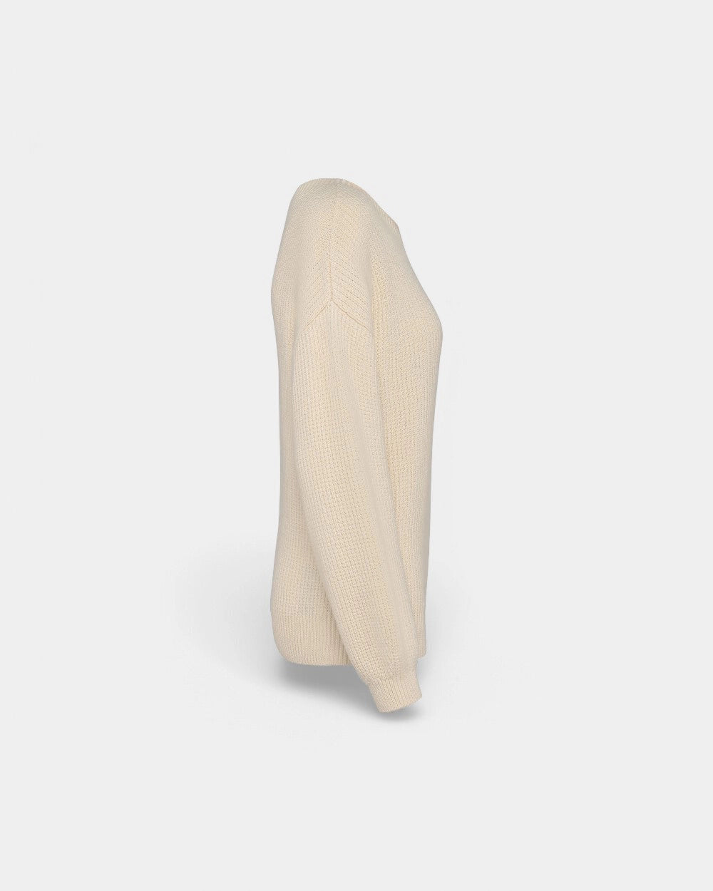 Umweltfreundlicher Damenpullover aus Merinowolle zum Personalisieren - Ivory