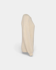 Umweltfreundlicher Damenpullover aus Merinowolle zum Personalisieren - Ivory